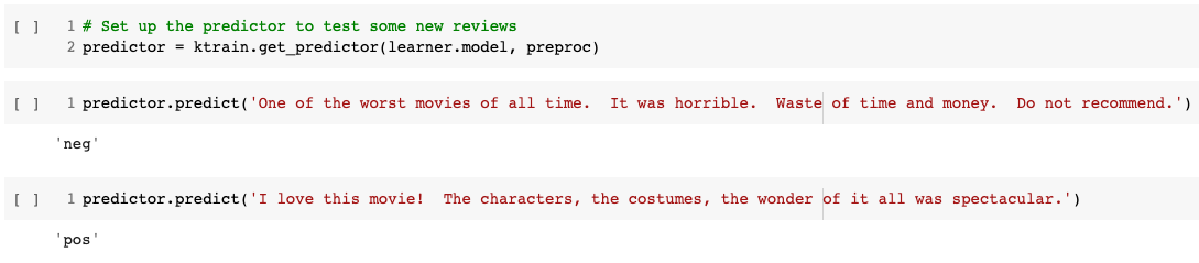 Final Model - Predictor